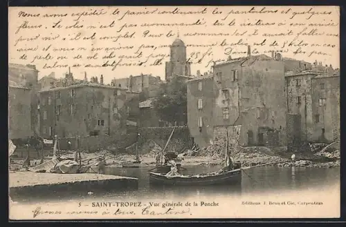 AK Saint-Tropez, Vue générale de la Ponche
