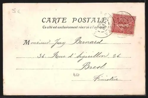 AK Saint-Tropez, Pin Bertaud et promeneurs sur le chemin ombragé