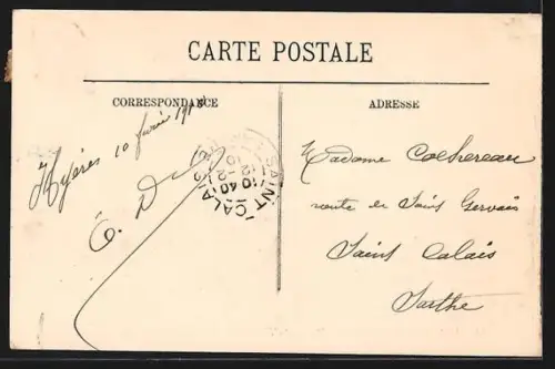 AK Hyères, Vue prise de l`Établissement d`Horticulture