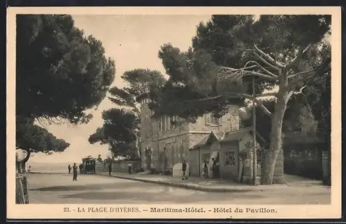 AK Hyères, La Plage d`Hyères, Maritima-Hôtel, Hôtel du Pavillon