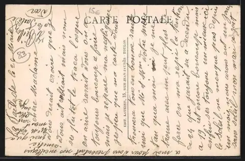 AK La Farlède, Avenue de Solliès-Pont avec voiture et passants