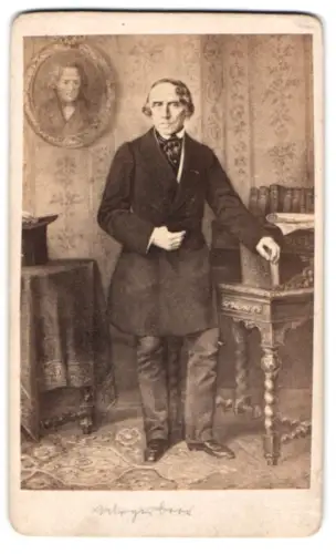 Fotografie Portrait Giacomo Meyerbeer, Komponist