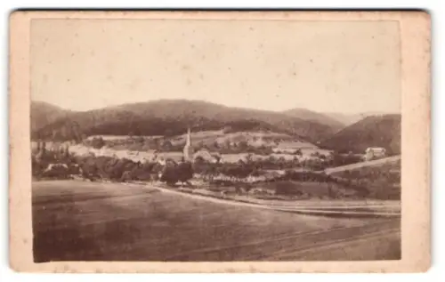 Fotografie unbekannter Fotograf, Ansicht Neustadt / Harz, Blick nach der Domäne, 1895