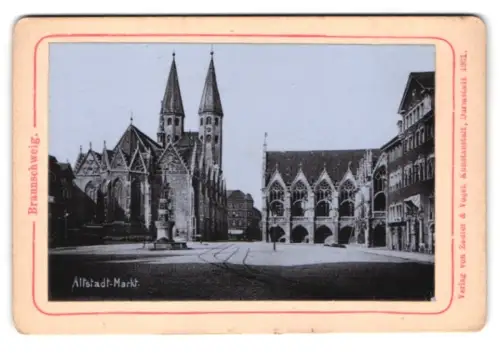 Fotografie Zedler & Vogel, Darmstadt, Ansicht Braunschweig, Blick auf den Altstadt-Markt