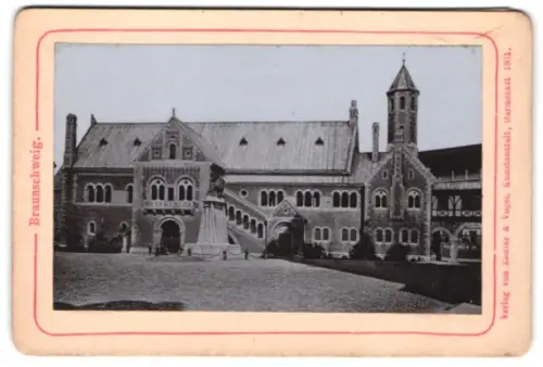 Fotografie Zedler & Vogel, Darmstadt, Ansicht Braunschweig, die Burg Dankwarderorde
