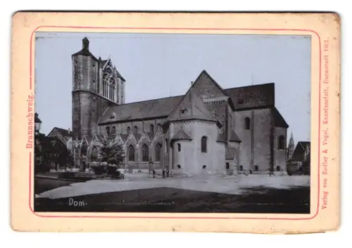 Fotografie Zedler & Vogel, Darmstadt, Ansicht Braunschweig, der Dom von der Seite