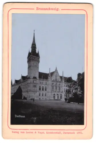 Fotografie Zedler & Vogel, Darmstadt, Ansicht Braunschweig, Blick nach dem Stadthaus