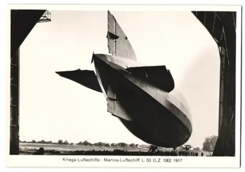Fotografie Marine Kriegs Luftschiff Zeppelin L 53 (LZ 100)