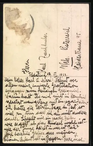 AK Salondampfer Luitpold auf dem Starnberger See