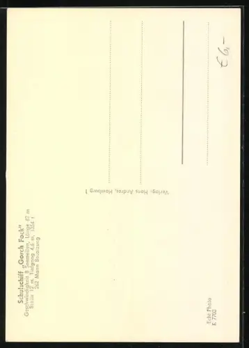 AK Segelschulschiff Gorch Fock der Kriegsmarine bei Ausfahrt