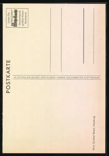 AK Panzerschiff Deutschland der Kriegsmarine, Ansicht vom Kommandoturm