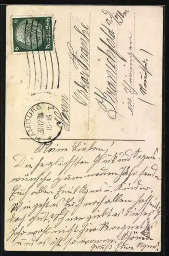 Künstler-AK Arthur Thiele: Landstreicher beim Demolieren