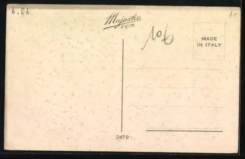 Künstler-AK Dario Gobbi: Mann und Frau sitzen am Ufer unter Trauerweiden