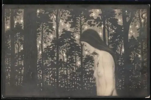 Künstler-AK Fidus: Traumwege