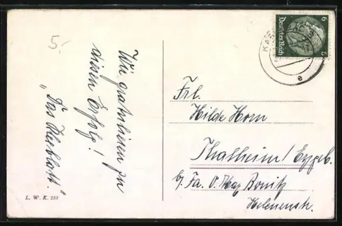 Künstler-AK Willi Scheuermann: Karlsbad, Vorher-Nachher Bild einer Frau nach der Kur