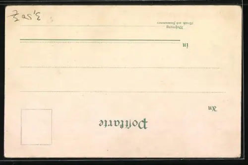 Künstler-AK Erich Kleinhempel: Pärchen im Bett sieht einer Kerze beim Herunterbrennen zu