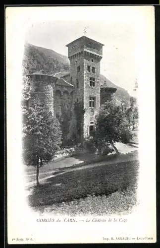 AK Sainte-Enimie, Gorges du Tarn, Le Château de la Caze