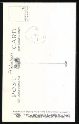 Künstler-AK Mabel Lucie Attwell: Kind mit Dosenöffner, Come to the Pictures wif me?