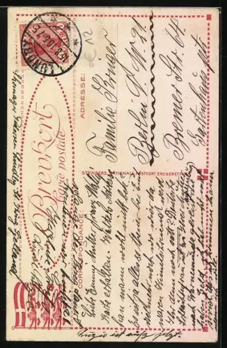 AK Fano, Dänische Mädchen in Tracht mit Puppe