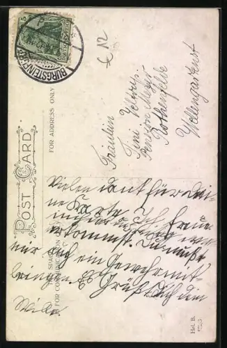 Künstler-AK Wally Fialkowska: Mädchen erzieht ihre blonde Puppe