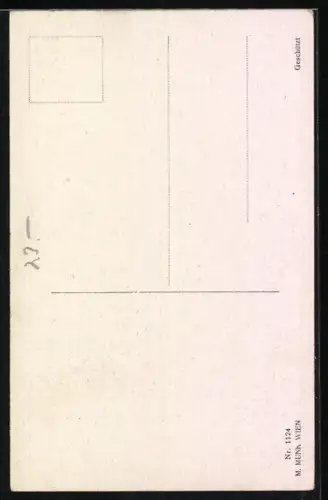 Künstler-AK Krabbenfang, Liebespaar am Badestrand
