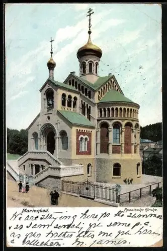 AK Marienbad, Russische Kirche