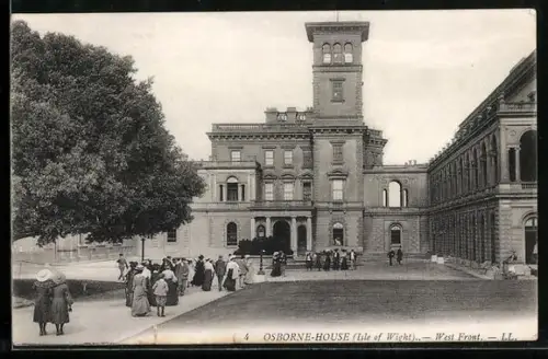 AK East Cowes, Osborne House, West front