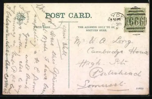 AK Cowes, Panorama mit Booten