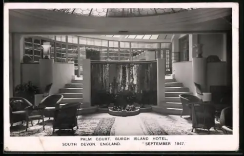 AK Palm Court, Burgh Island Hotel, Interior