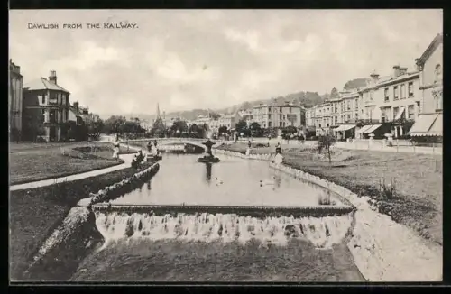 AK Dawlish, Viewn from the Railway
