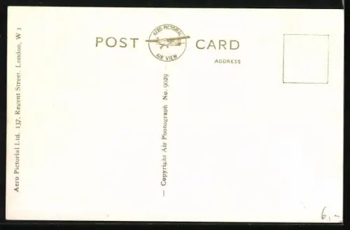 AK Polperro, Aerial view of the town