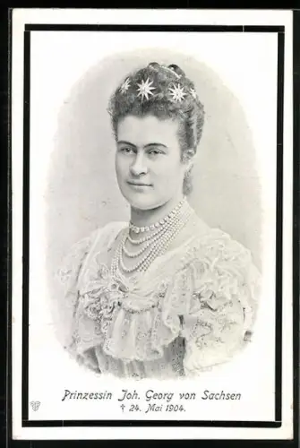 AK Porträt Prinzessin Johann Georg von Sachsen