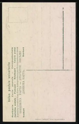 AK Kronprinz Georg und Prinz Christian von Sachsen als Fahnenoffiziere des 1. K. S. Leib-Gren-Regts No. 100