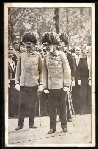 AK Kaiser Franz Josef I. von Österreich in Paradeuniform mit Säbel
