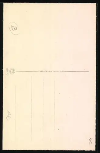 Künstler-AK Weihnachtsmann an der Tür eines Hauses