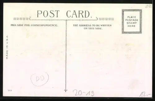 AK Weihnachtsmann sieht in einem Schornstein, Mistelzweige