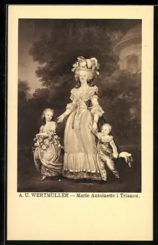AK Marie-Antoinette i Trianon