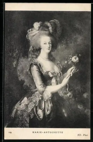 AK Reine Marie-Antoinette, Portrait