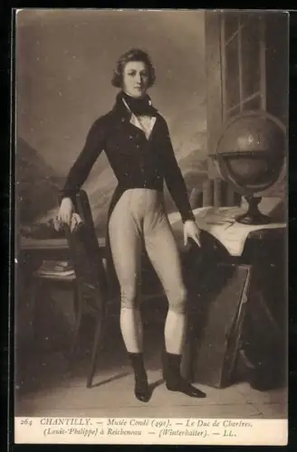 AK Le Duc de Chartres à Reichenau, Portrait