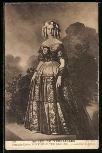 AK Duchesse d`Aumale, Portrait
