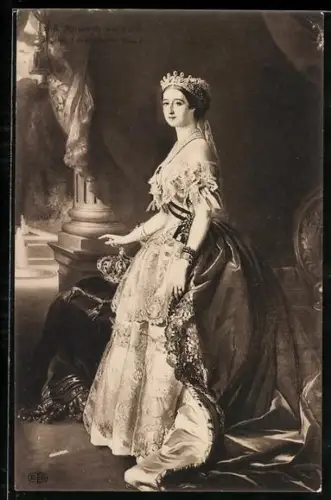 AK Eugénie, Imperatrice de France, Portrait