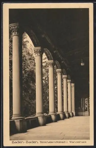 AK Baden-Baden, Trinkhalle v. Hübsch, Wandelhalle