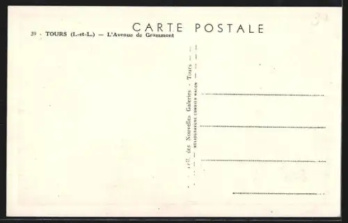 AK Tours /I.-et-L., L`Avenue de Grammont