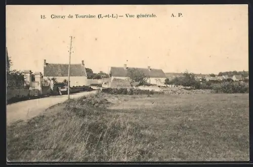 AK Civray de Touraine /I.-et-L., Vue générale