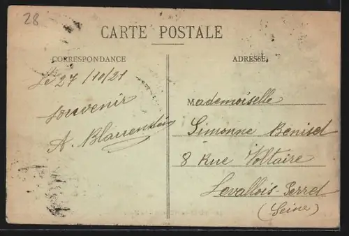 AK Berchères-sur-Vesgre, La Mairie