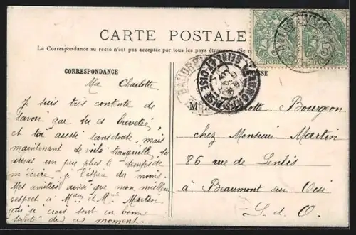 AK Châtenay /E.-et-L., L`Église entourée de fleurs