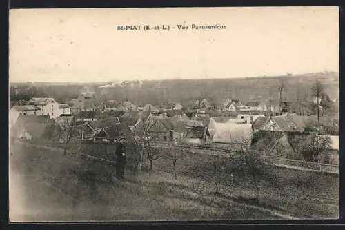 AK St-Piat /E.-et-L., Vue Panoramique
