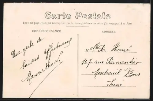 AK Bonneval, Les fossés et l`église Notre-Dame