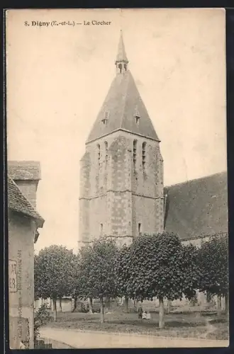 AK Digny /E.-et-L., Le Clocher
