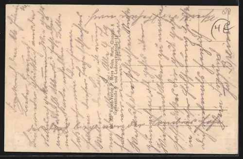 AK Combres, Rue principale avec bâtiments en ruines après la guerre